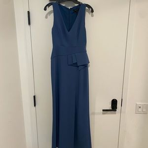 BCBG Full length gown - slate blue